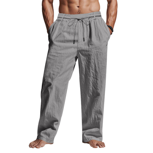 Image of Gideon | Men's Drawstring Loose Fit Trousers