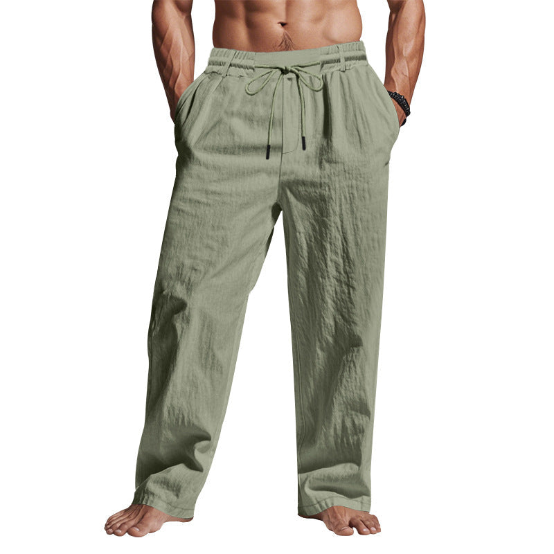 Image of Gideon | Men's Drawstring Loose Fit Trousers
