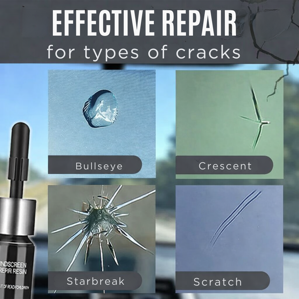 Glass Repair | Windshield Repair Kit | Seal Almost Invisibly | GlassGuard