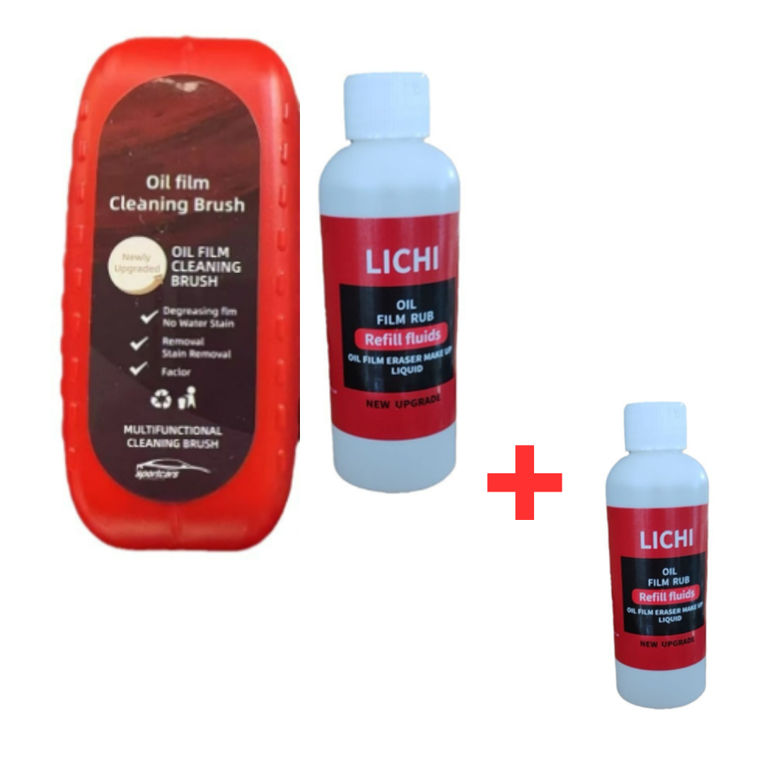 GlassCoating - Auto Glass Oil Film Coating Solution and Brush