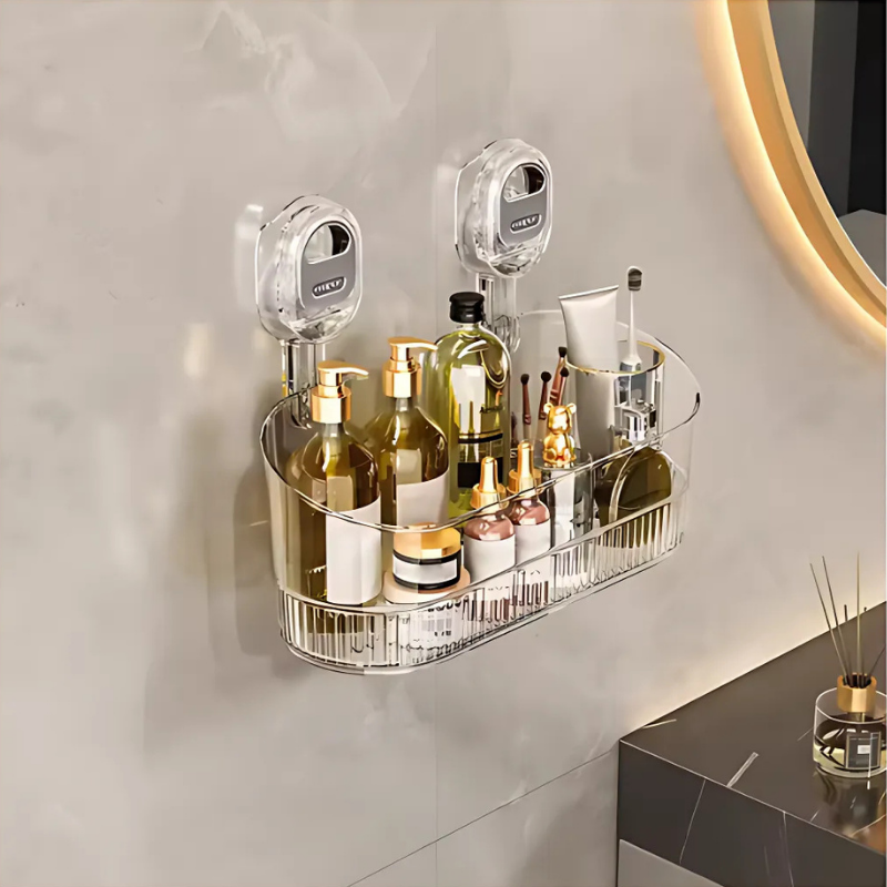 GlideHold® Organizer Rack: Organizer Storage Rack with Drain Hole