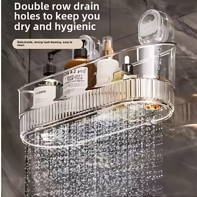 GlideHold® Organizer Rack: Organizer Storage Rack with Drain Hole