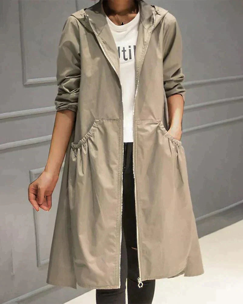 Image of Gloria | Women's Longline Hooded Jacket
