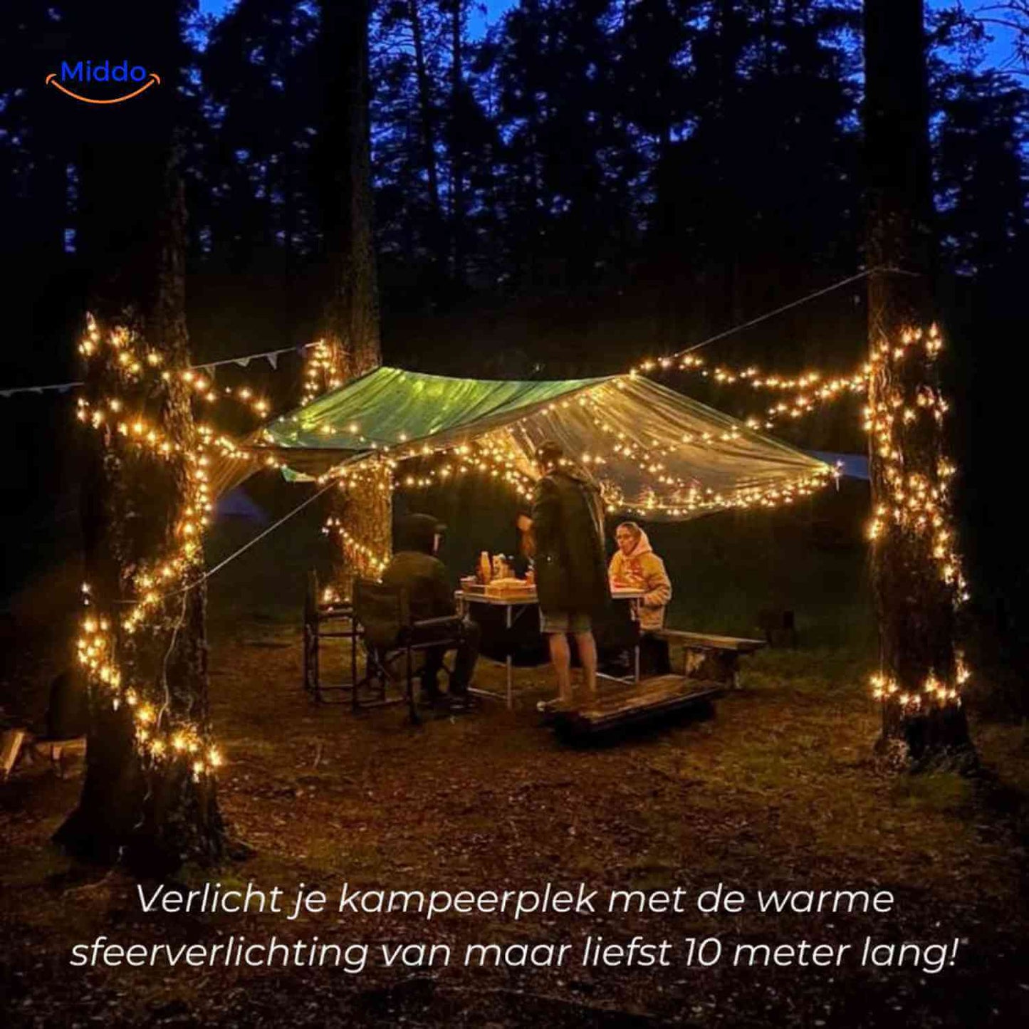 GlowMate™ Lamp | Ambient Light, String Light, and Power Bank for Outdoors