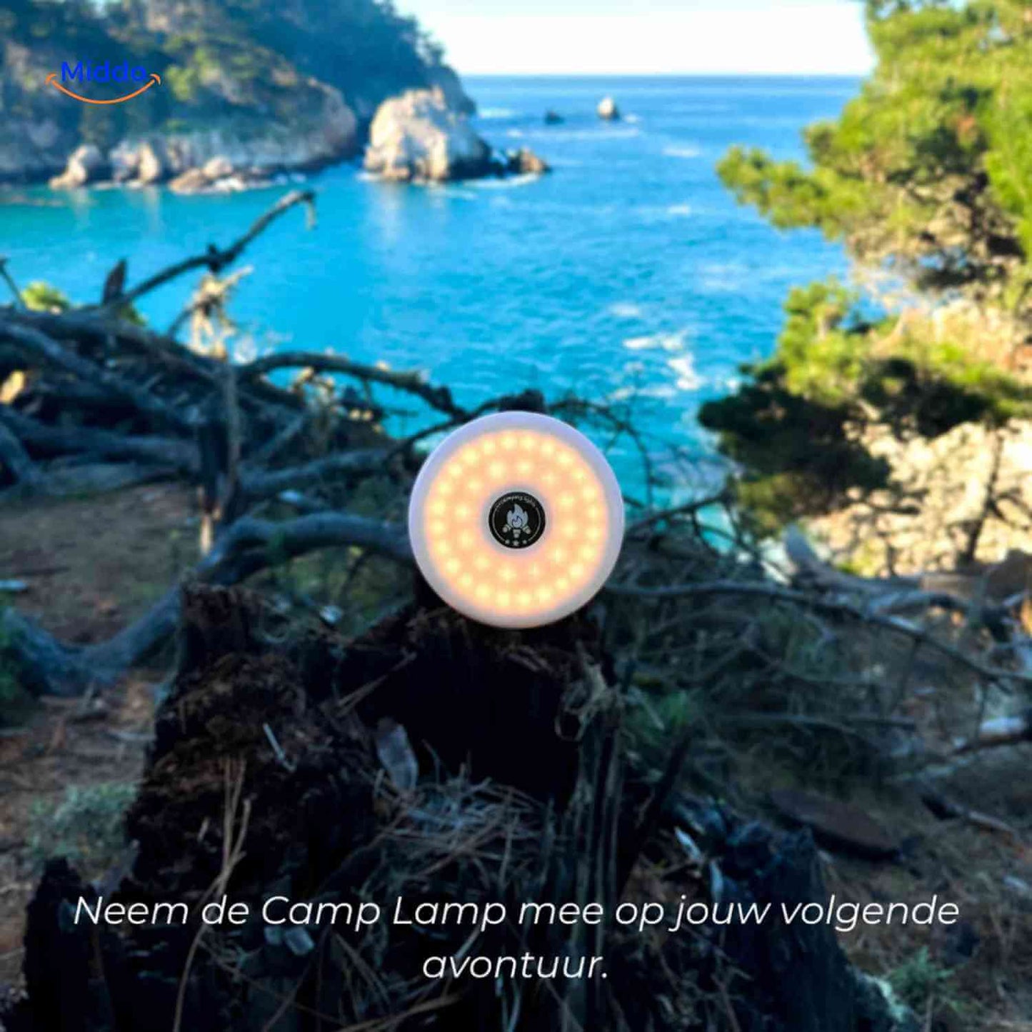 GlowMate™ Lamp | Ambient Light, String Light, and Power Bank for Outdoors