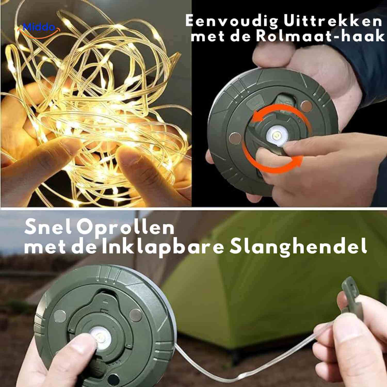 GlowMate™ Lamp | Ambient Light, String Light, and Power Bank for Outdoors