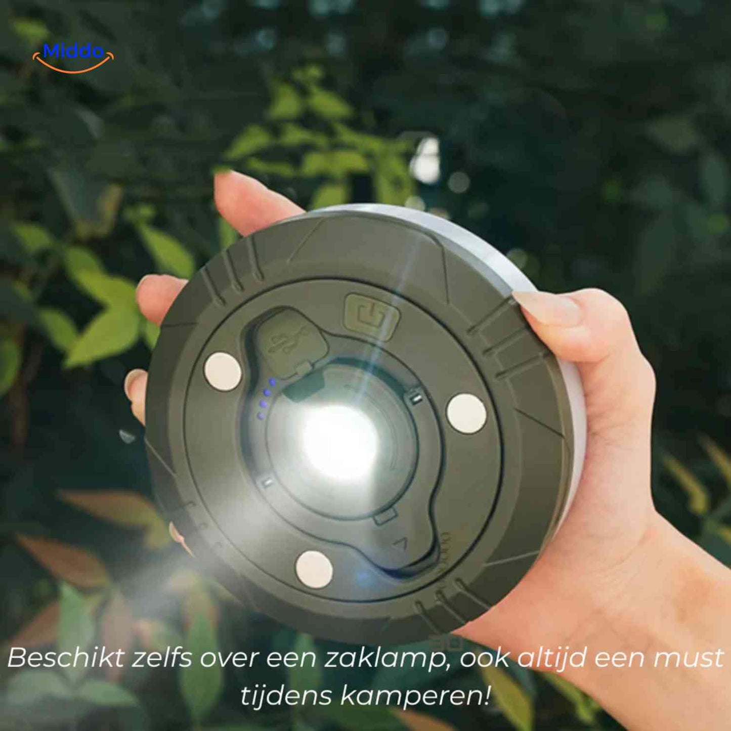 GlowMate™ Lamp | Ambient Light, String Light, and Power Bank for Outdoors