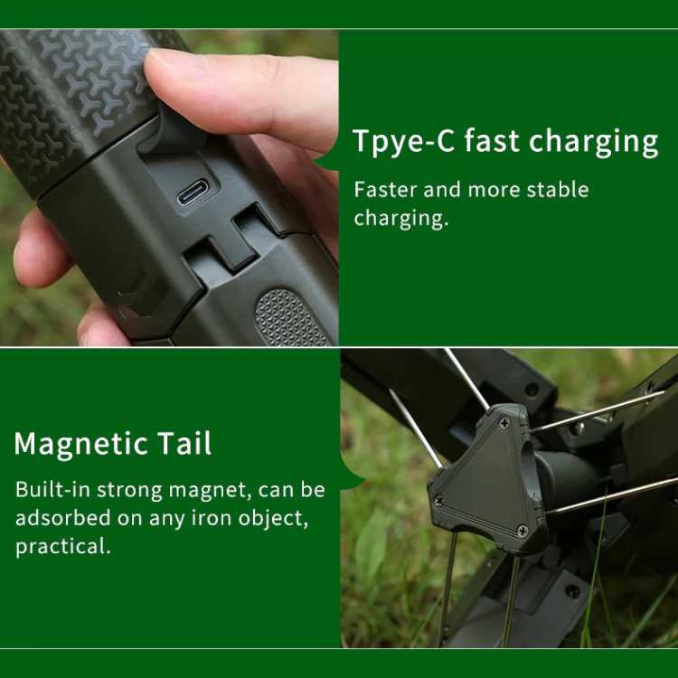GlowMax Extendable Camping Tripod Lantern with Adjustable Light