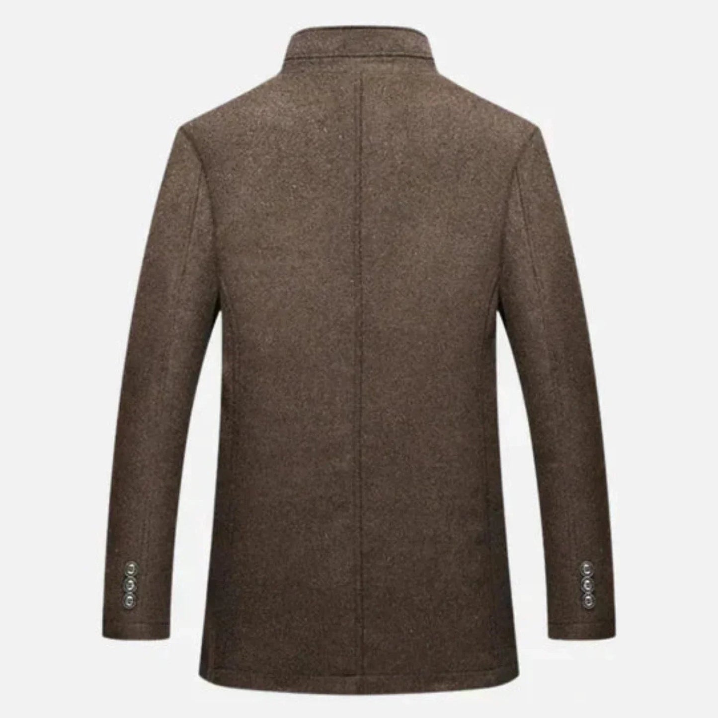 Image of Gordon | Men's Stand Collar Button Down Coat