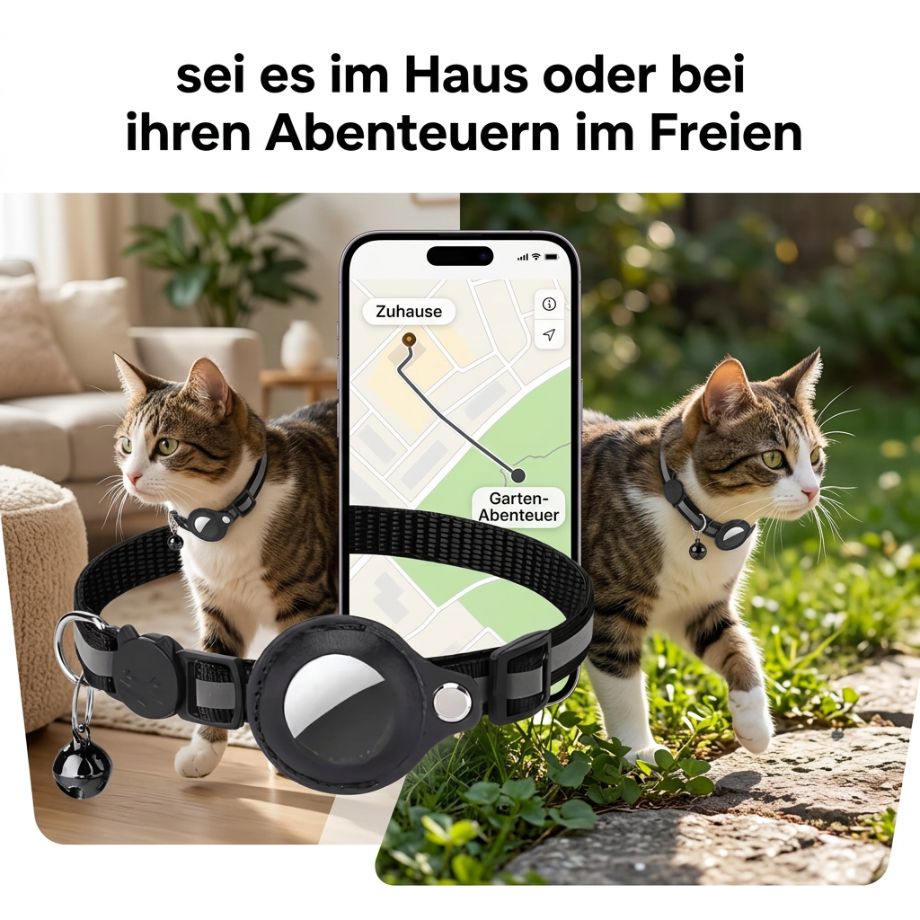 GPS Collar for Cats – Live Tracking & Safety