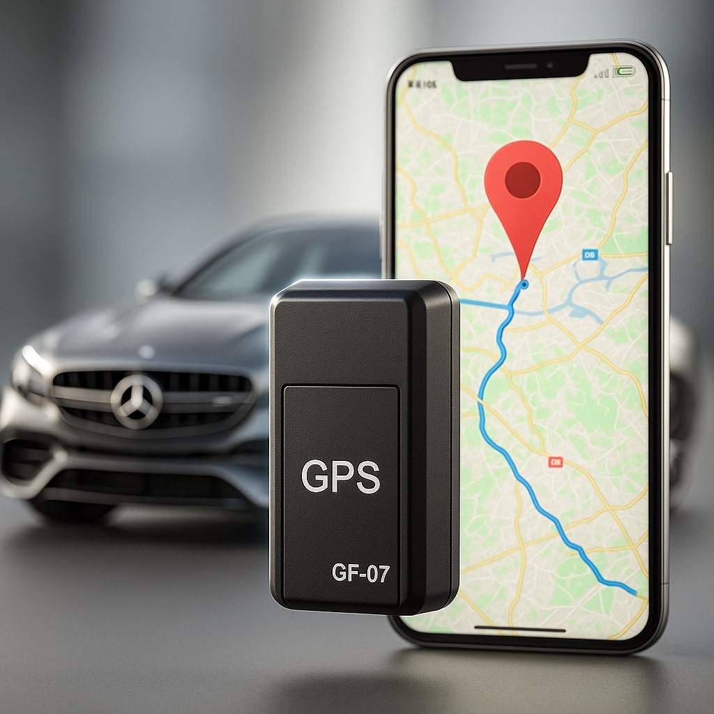 GPS Tracker | Mini GPS Tracker without Subscription | Real-Time Location | Magnetic & Discreet | Locaro