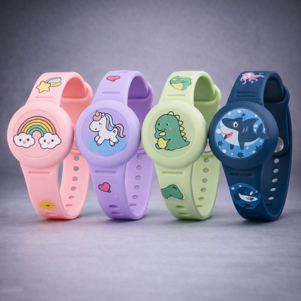 GPS Wristband for Kids for Location Tracking + Adjustable Silicone Strap + Child-Friendly Design