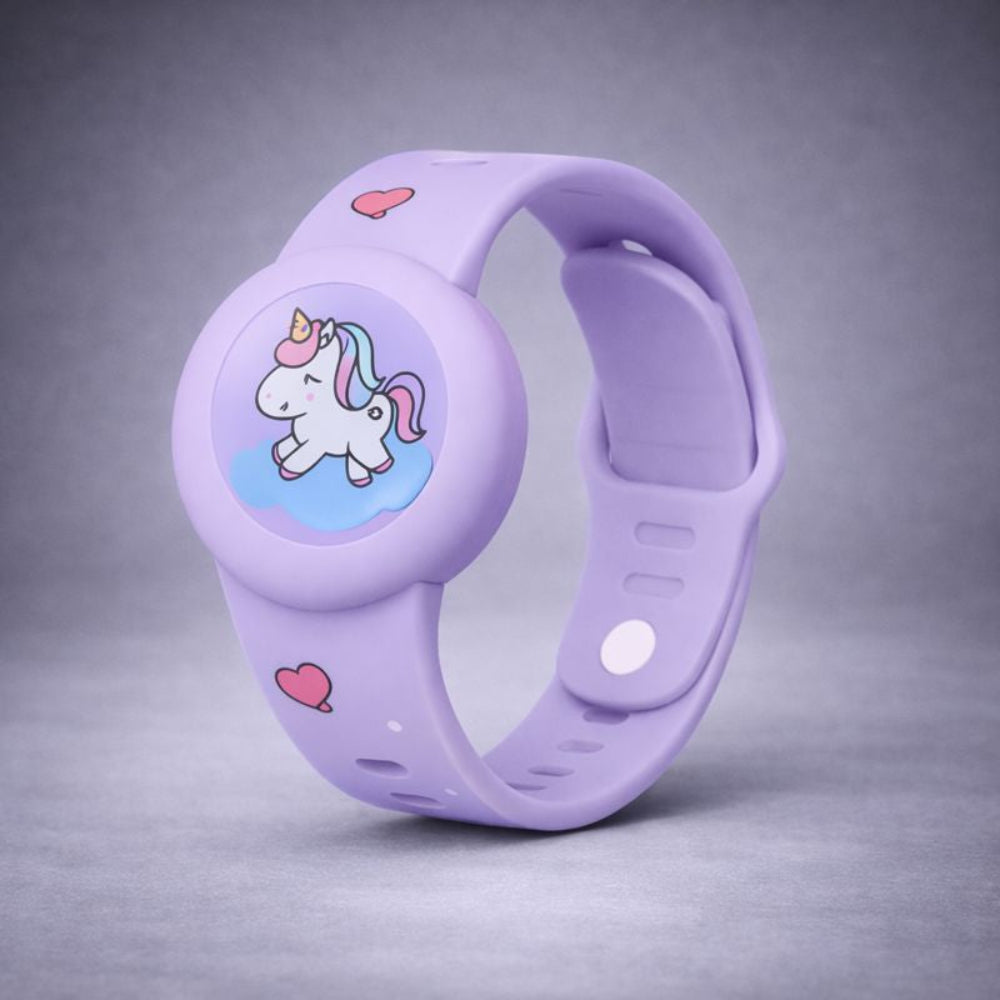 GPS Wristband for Kids for Location Tracking + Adjustable Silicone Strap + Child-Friendly Design