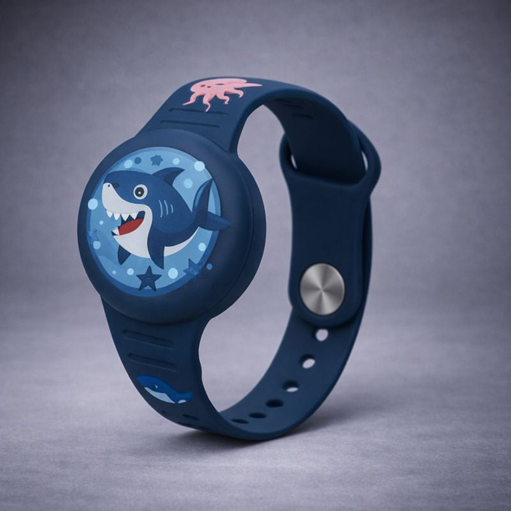 GPS Wristband for Kids for Location Tracking + Adjustable Silicone Strap + Child-Friendly Design