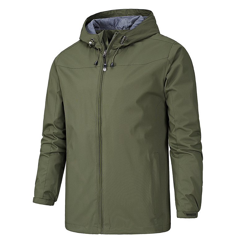 Image of Gus | Men's Zip-Up Hooded Jacket