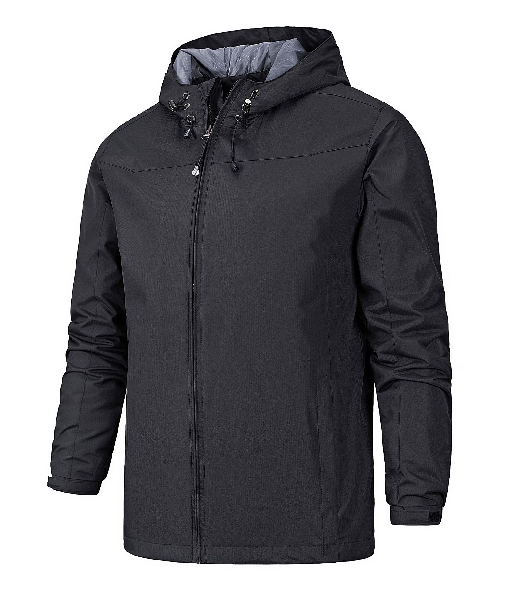Image of Gus | Men's Zip-Up Hooded Jacket