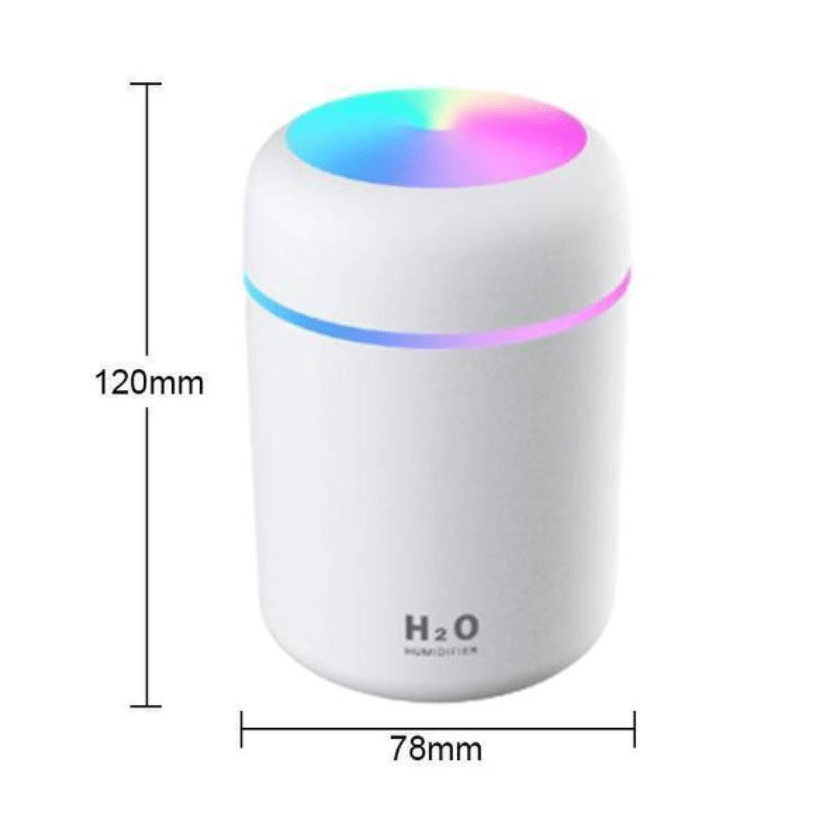 H2O Humidifier with LED Light (Available in Multiple Colors)