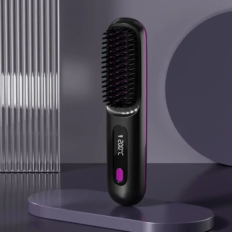 Hair Straightener | Ceramic Ion Hair Straightener | USB Rechargeable with LCD Control | Glissara