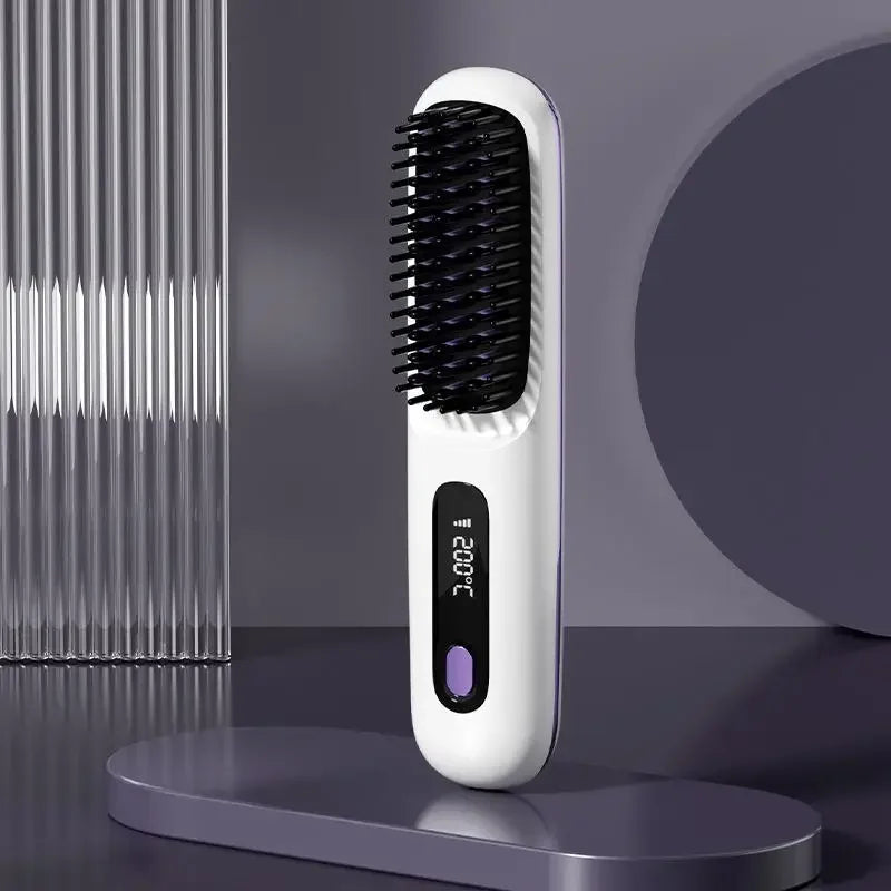 Hair Straightener | Ceramic Ion Hair Straightener | USB Rechargeable with LCD Control | Glissara