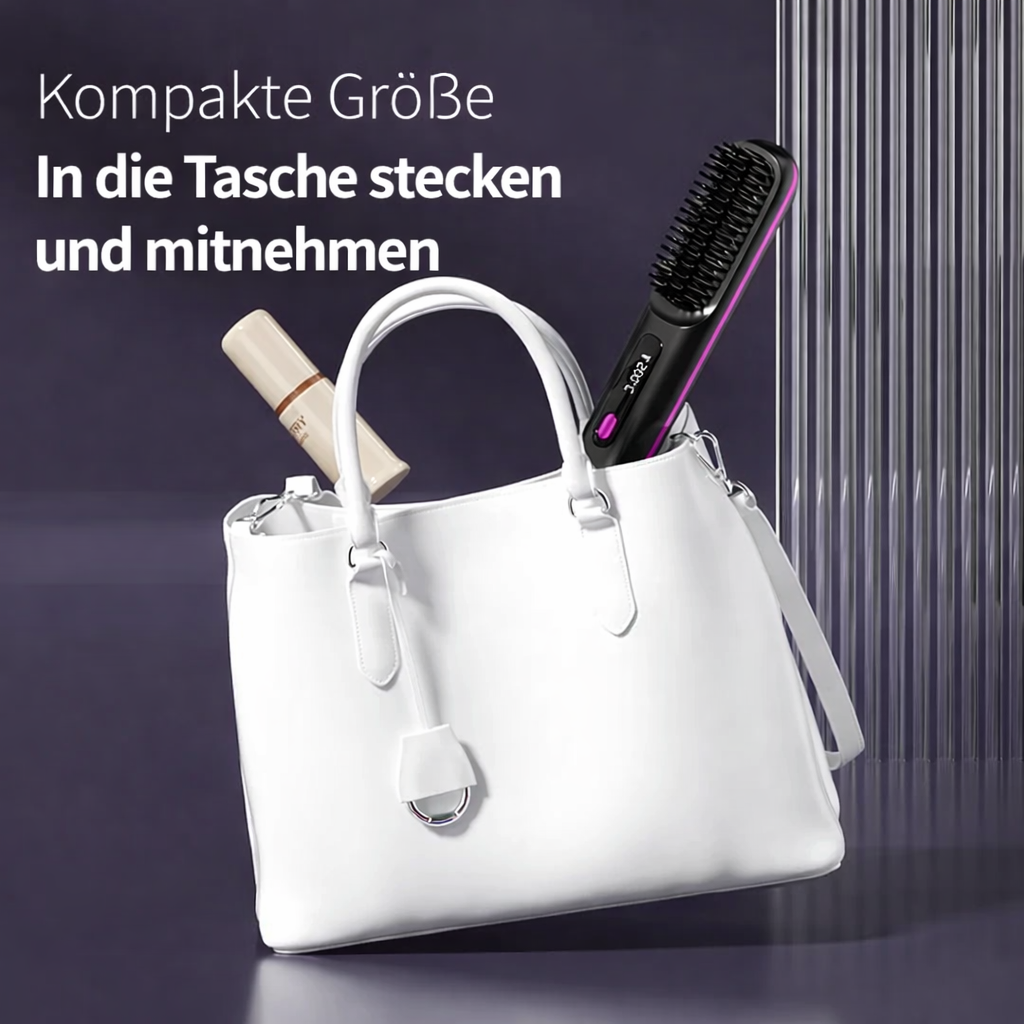 Hair Straightener | Ceramic Ion Hair Straightener | USB Rechargeable with LCD Control | Glissara