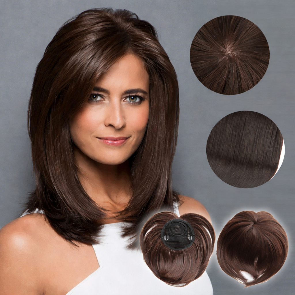 Hairpiece | Clip-In Hair Wig | Seamless Instant Look | EllaLift