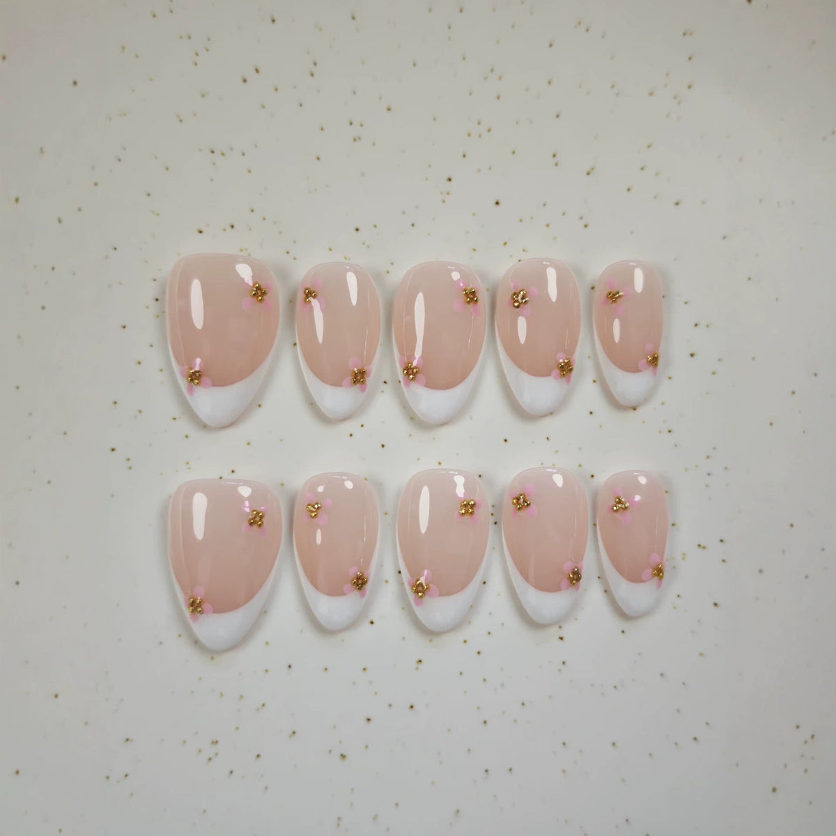 Handmade Floral Press-On Nails