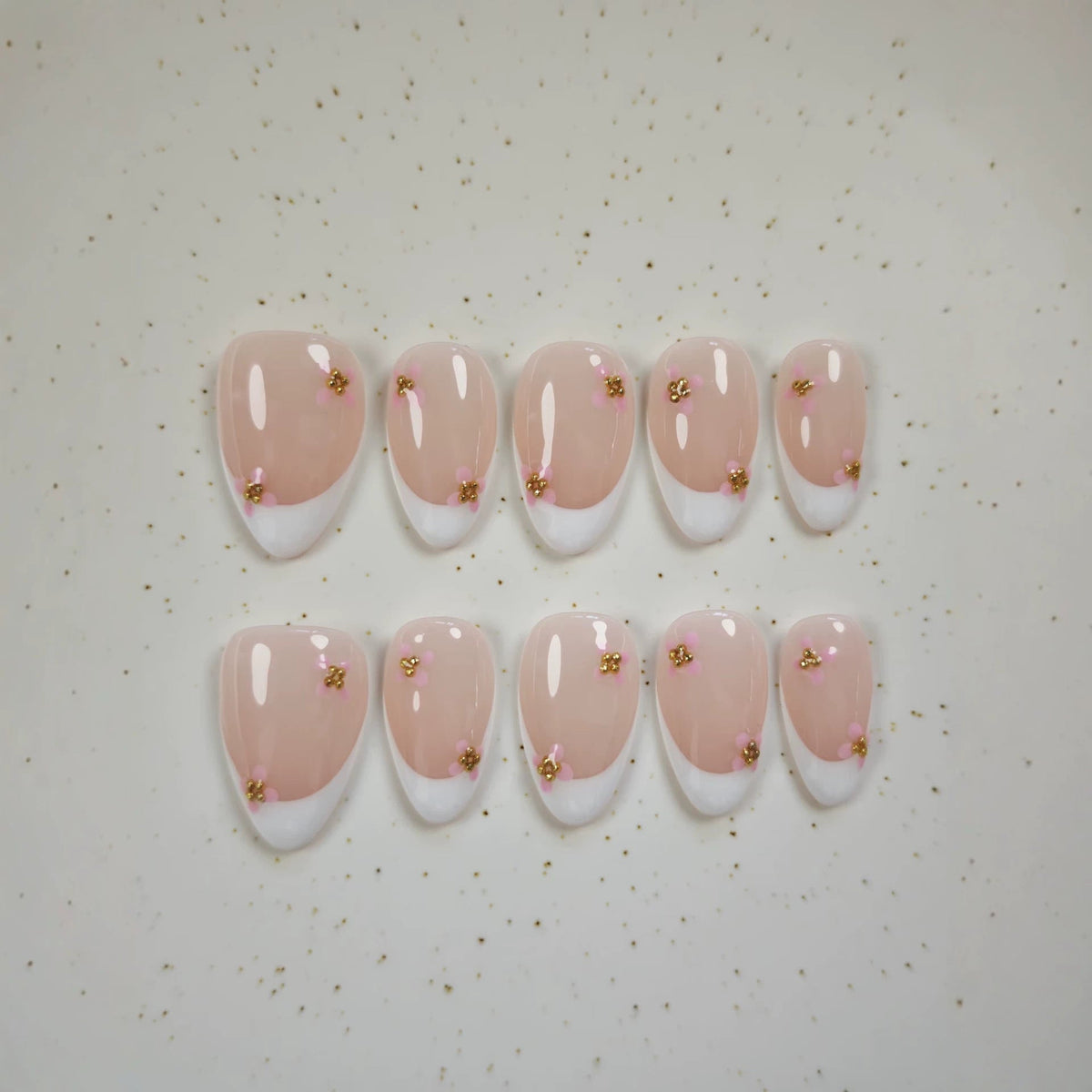Handmade Floral Press-On Nails