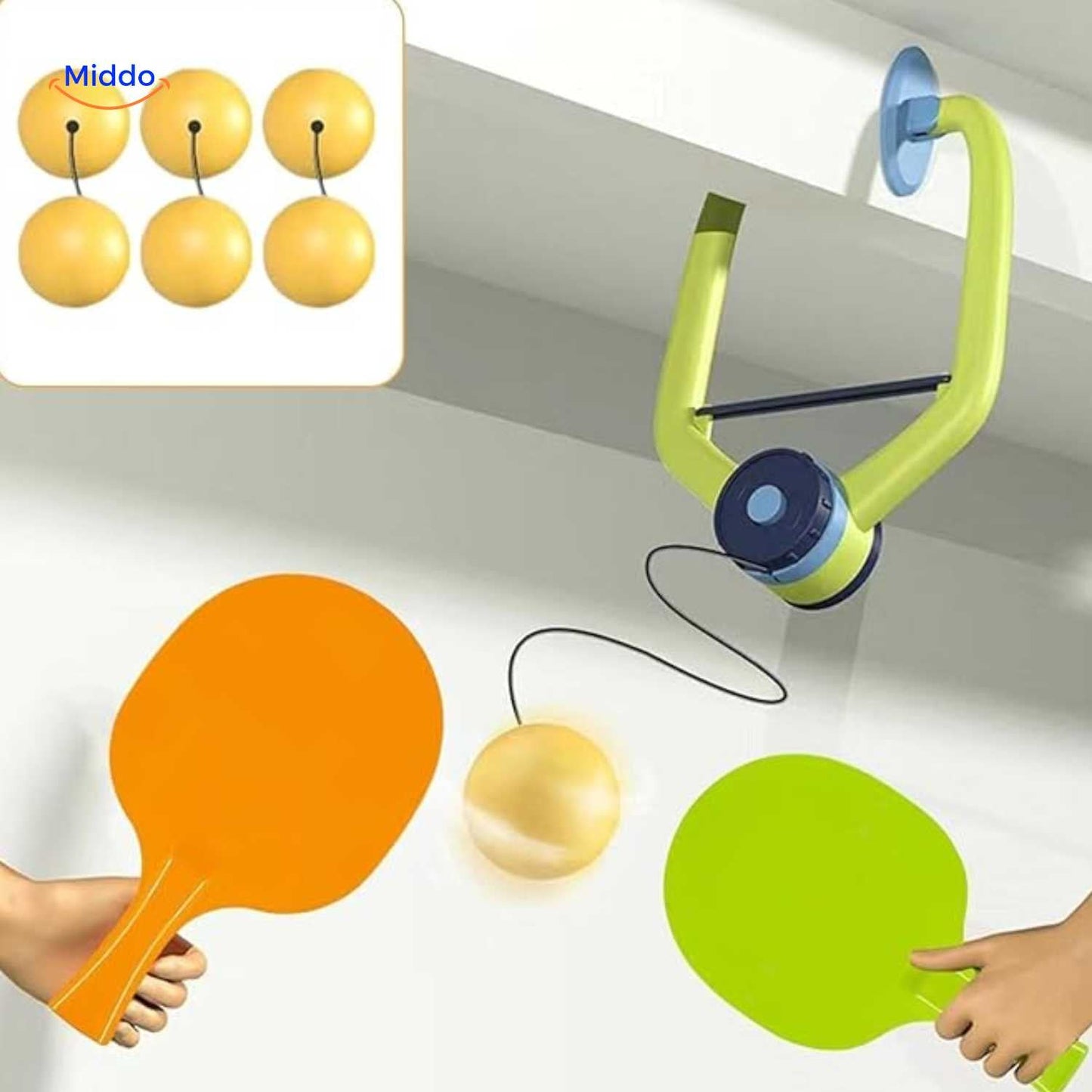 HangingBounce™ Trainer | Table Tennis, Hand-Eye Coordination & Fun!