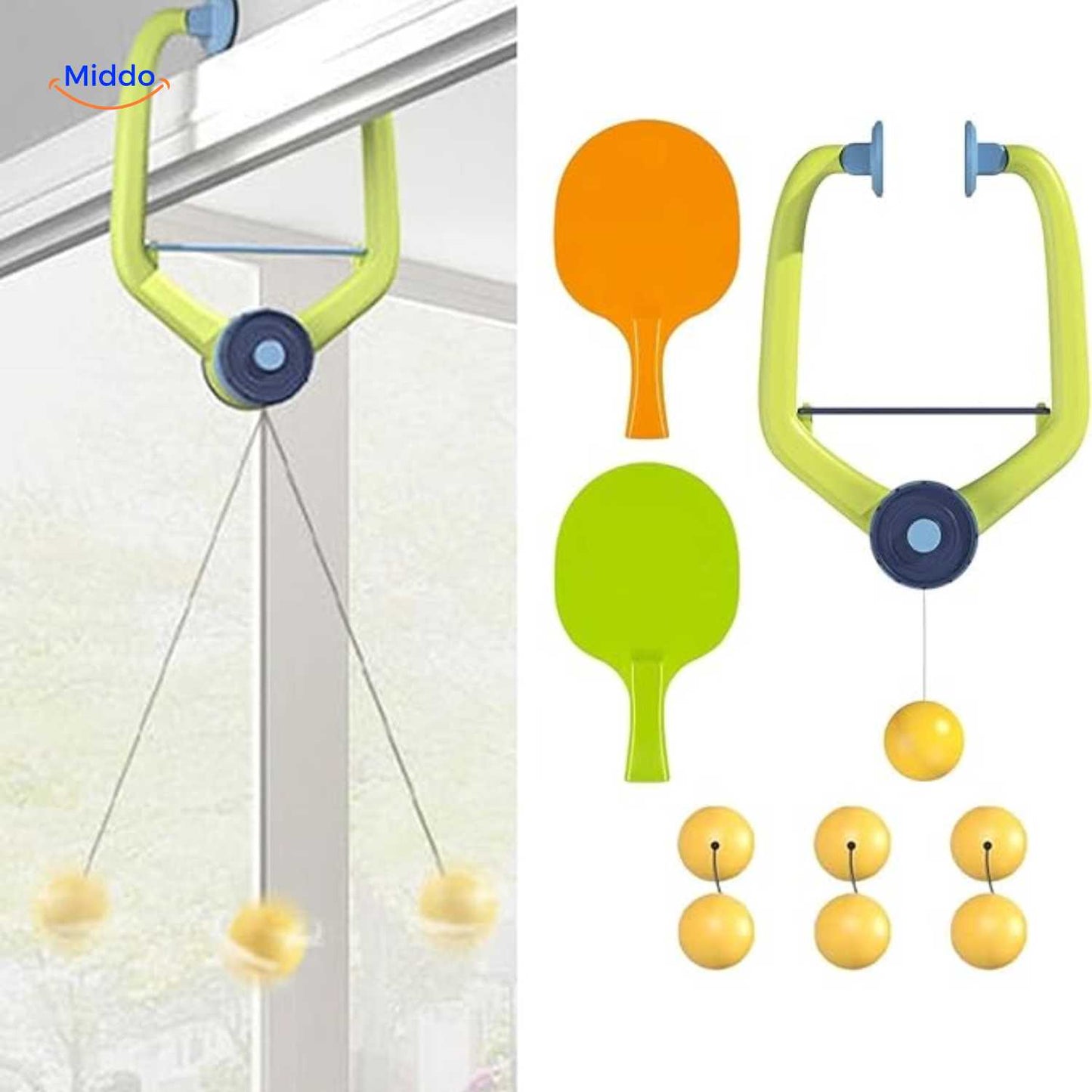 HangingBounce™ Trainer | Table Tennis, Hand-Eye Coordination & Fun!