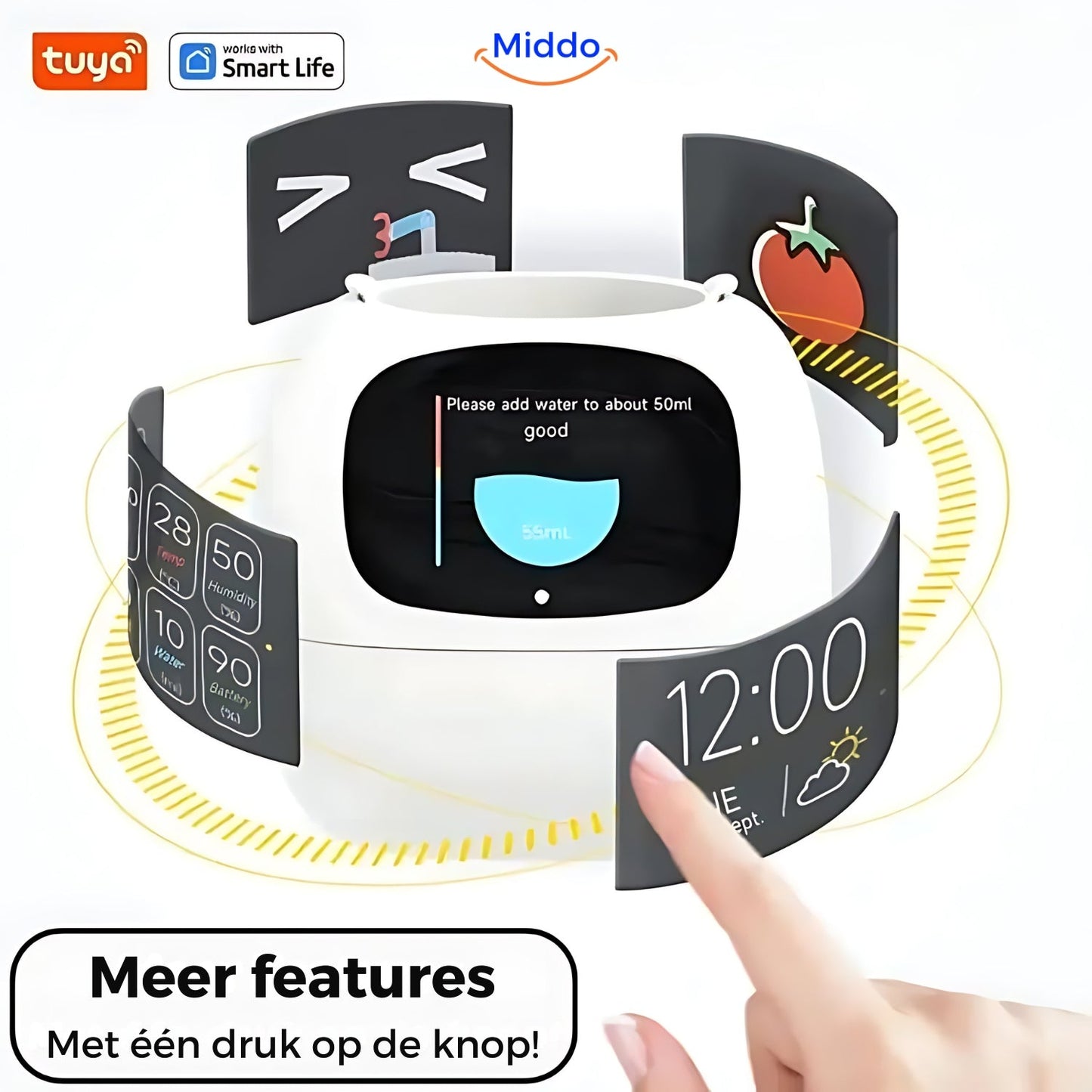 Happy Ivy™ - SMART Pot for Automatic Plant Care