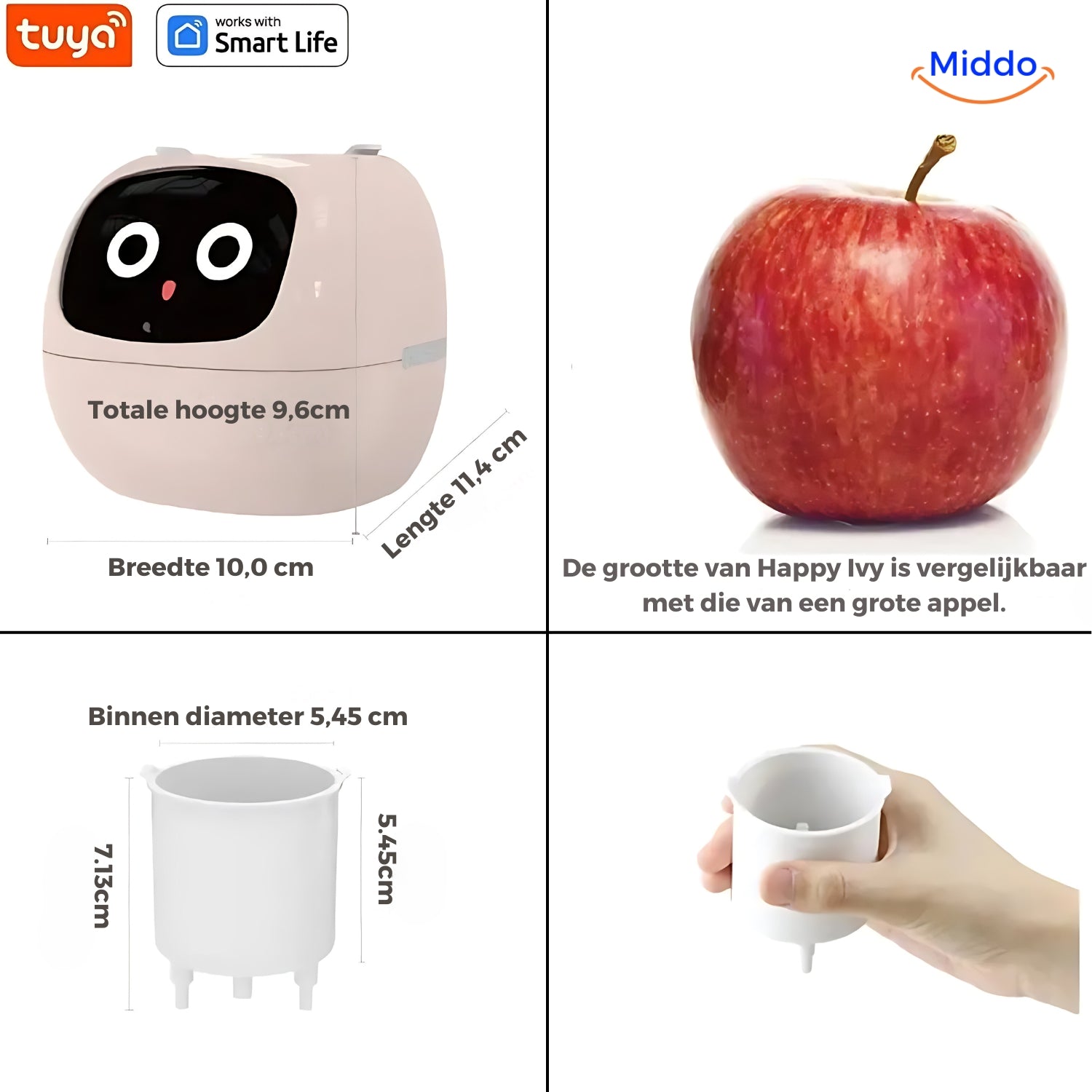 Happy Ivy™ - SMART Pot for Automatic Plant Care