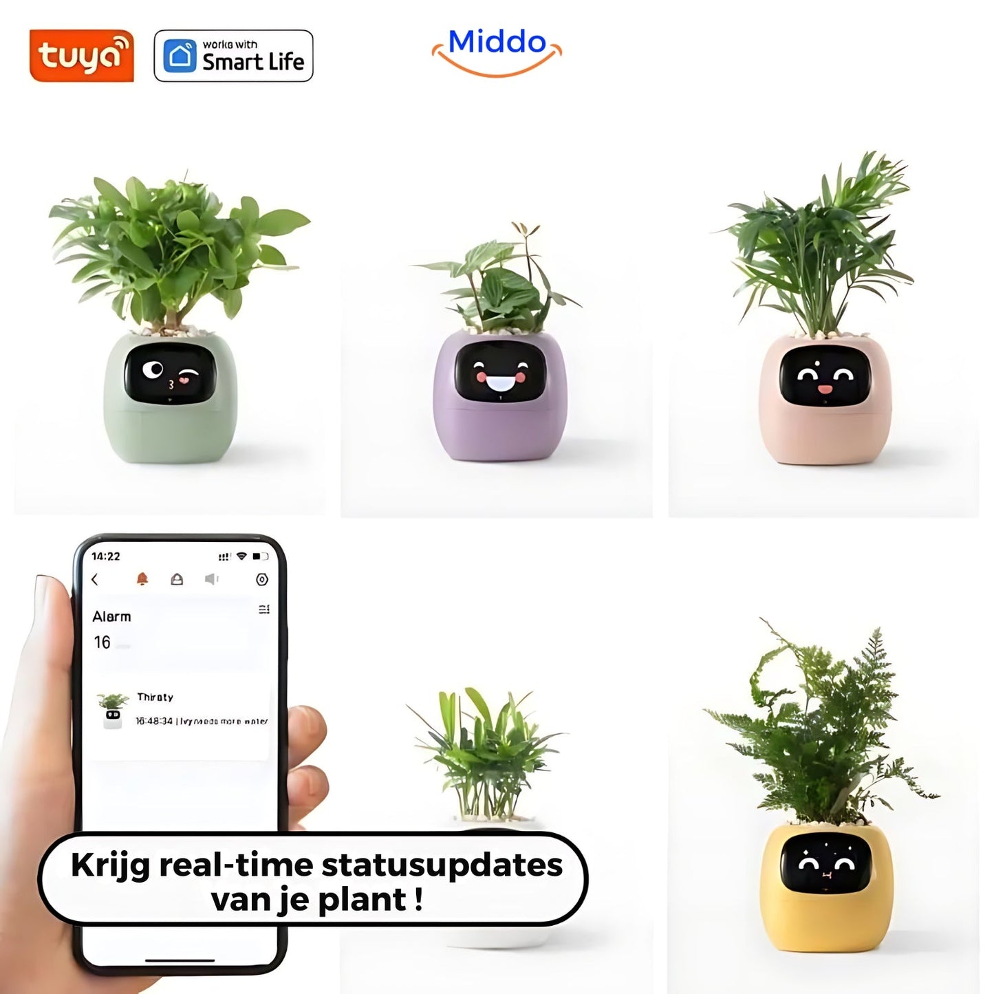 Happy Ivy™ - SMART Pot for Automatic Plant Care
