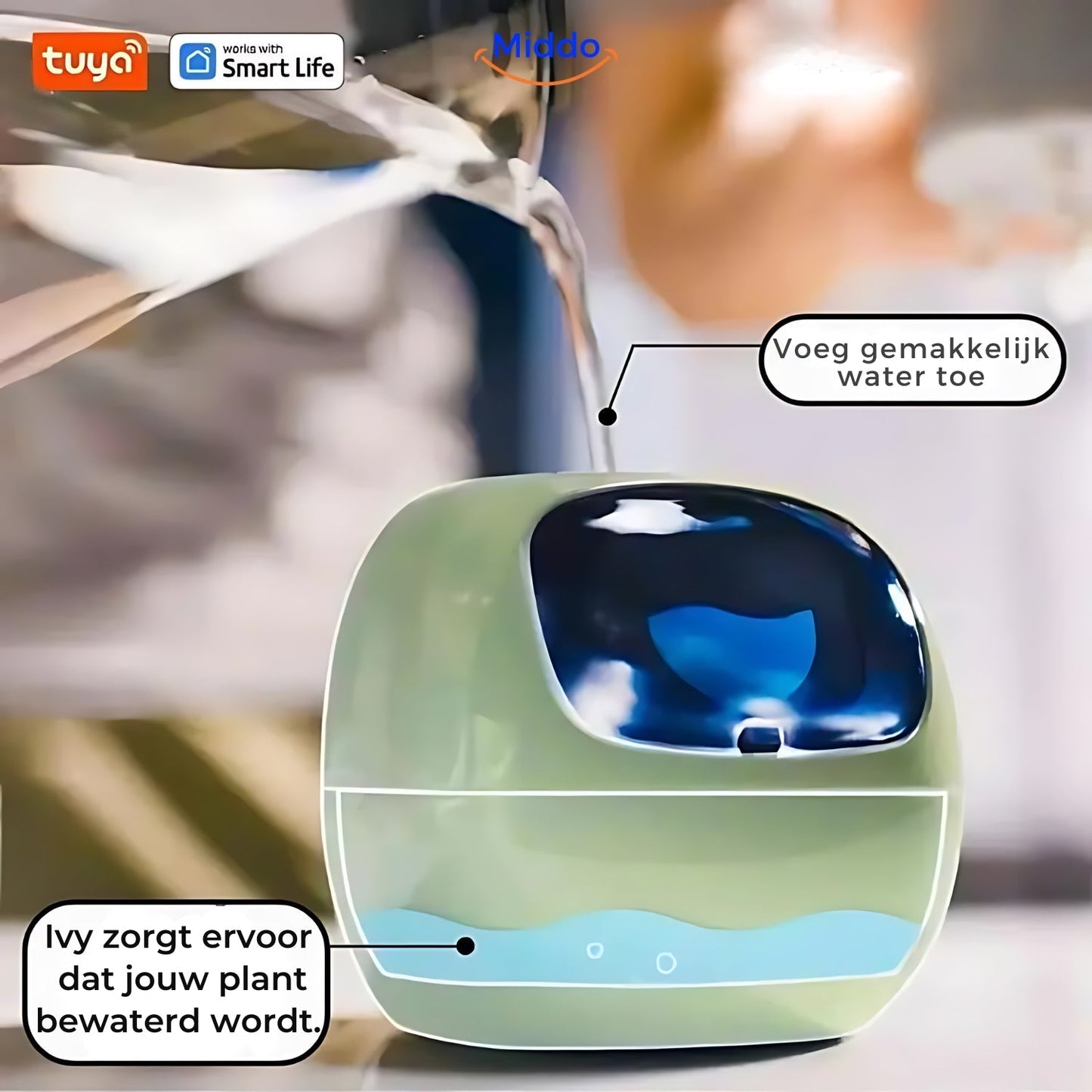 Happy Ivy™ - SMART Pot for Automatic Plant Care