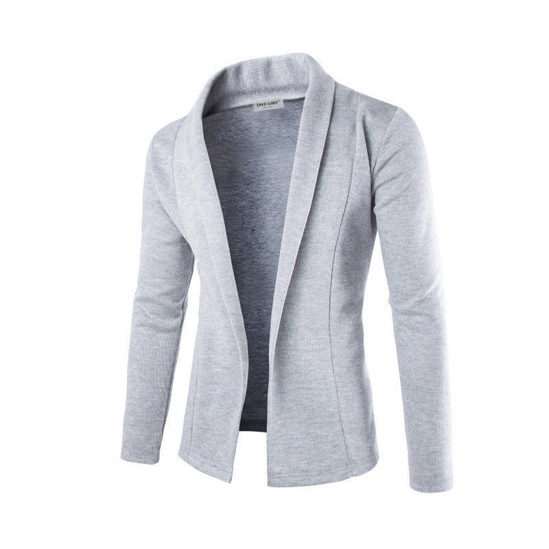 Image of Harrison | Men's Shawl Collar Open Front Cardigan