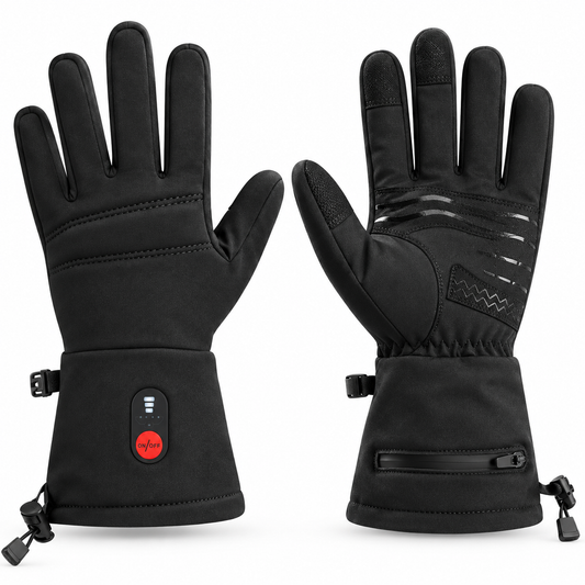 Heated Winter Gloves with USB Heating & Touchscreen – Windproof for Cycling & Work