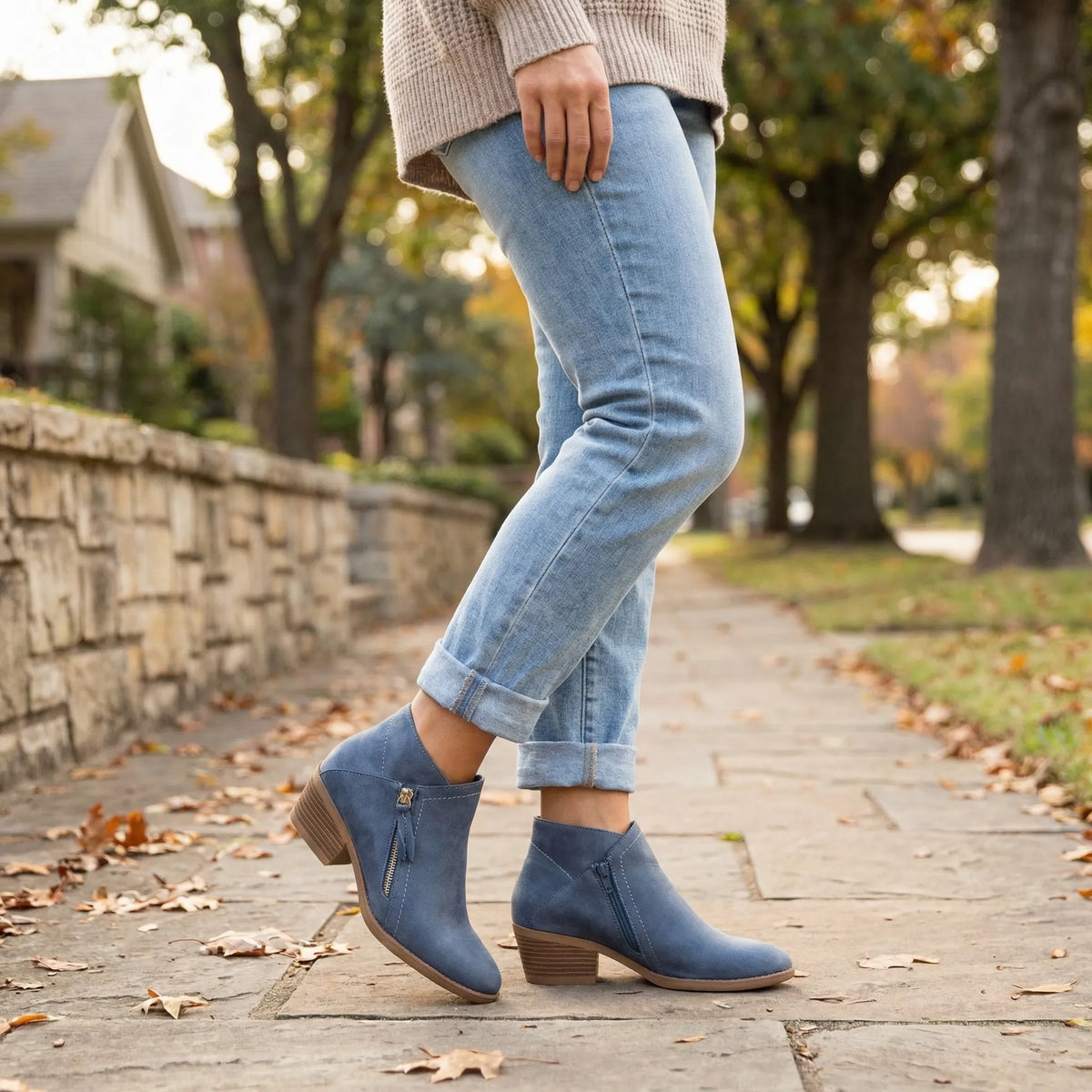 Heeled Ankle Boots - Freya