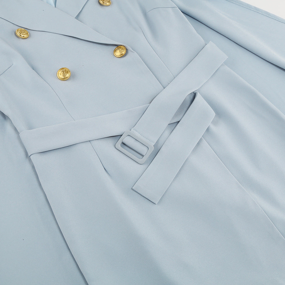 Image of Helen | Women's Double-Breasted Mini Dress