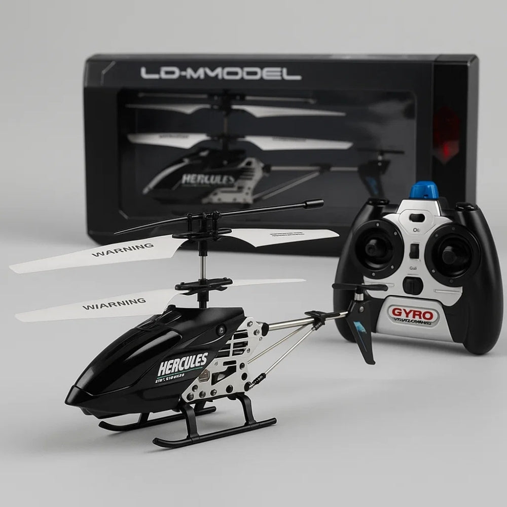 Hercules Unbreakable Mini RC Helicopter with Gyro - Red