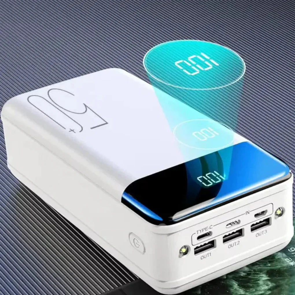 High-Capacity 50,000mAh Power Bank