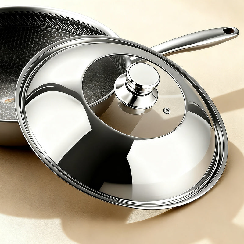 High-Dome 304 Stainless Steel Pot Lid