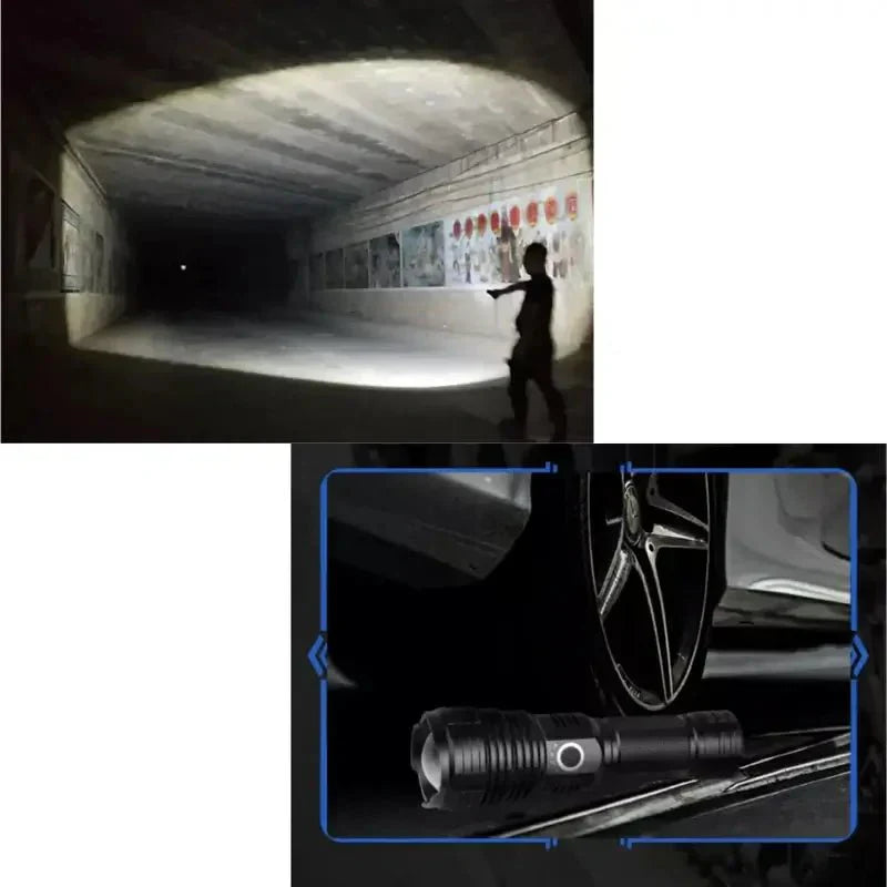 High-Power LED Tactical Flashlight