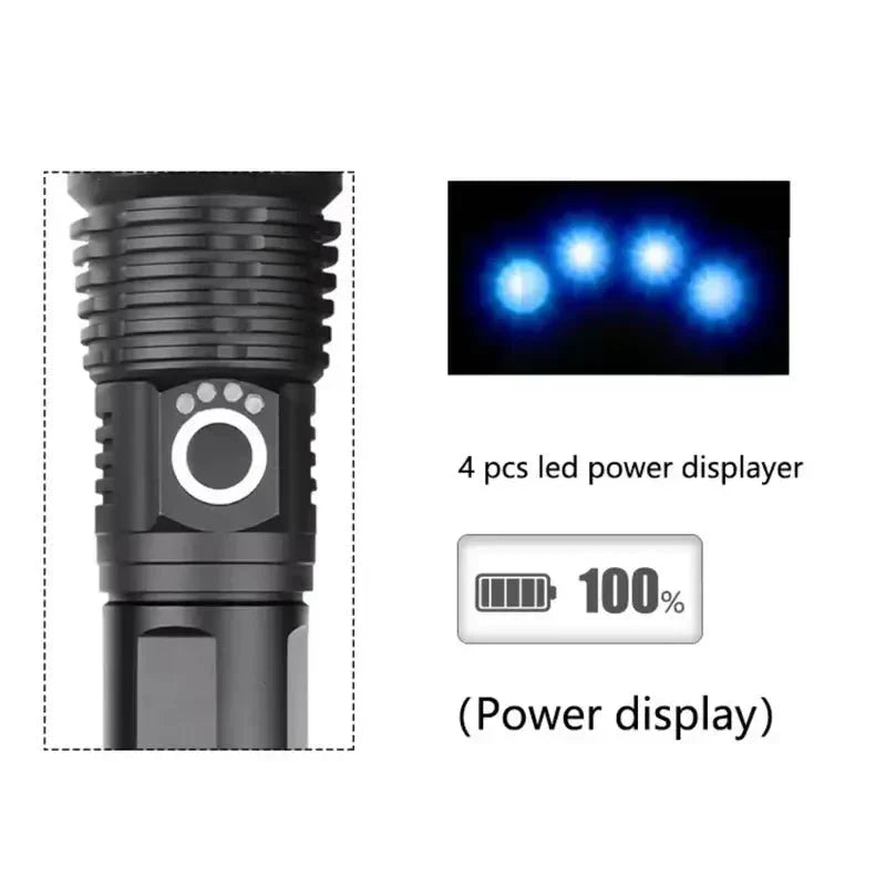High-Power LED Tactical Flashlight