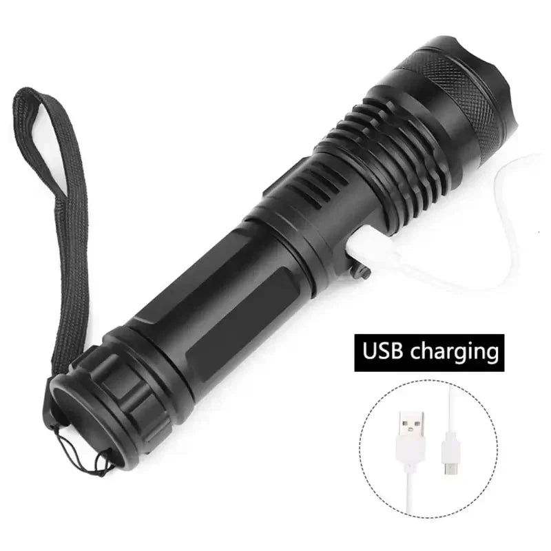 High-Power LED Tactical Flashlight