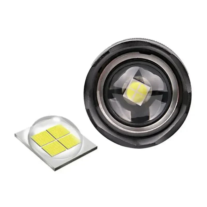 High-Power LED Tactical Flashlight