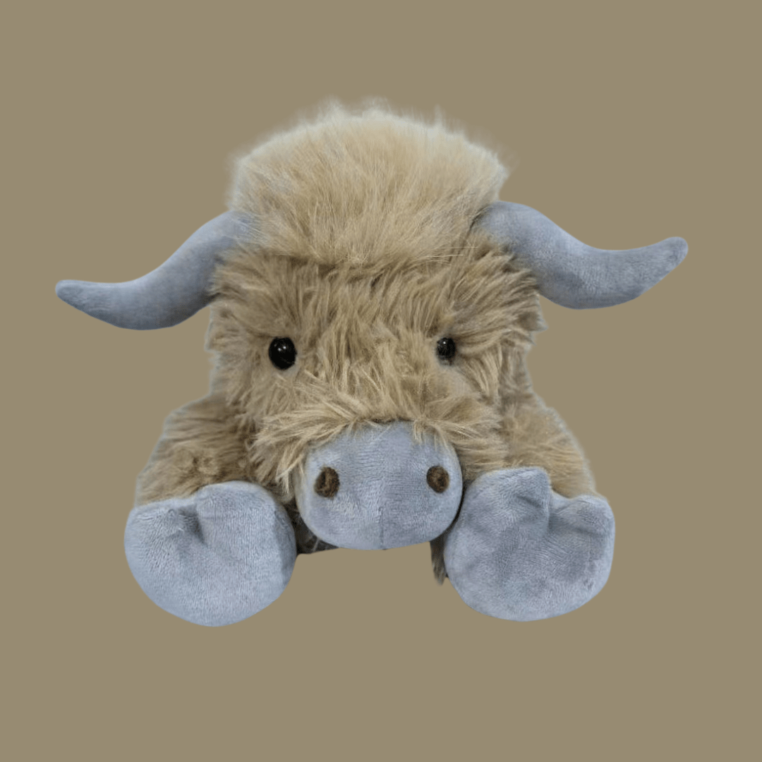 Highland Plush Cow – Soft Toy for Children and Adults, Realistic Design, Safe Materials