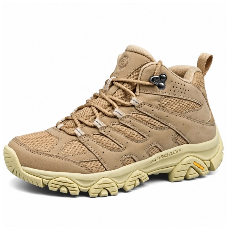 Hiking Shoes with High-Traction Sole and Mesh