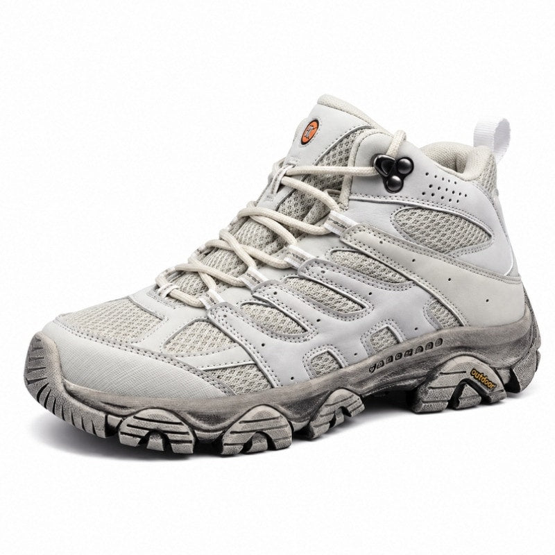 Hiking Shoes with High-Traction Sole and Mesh