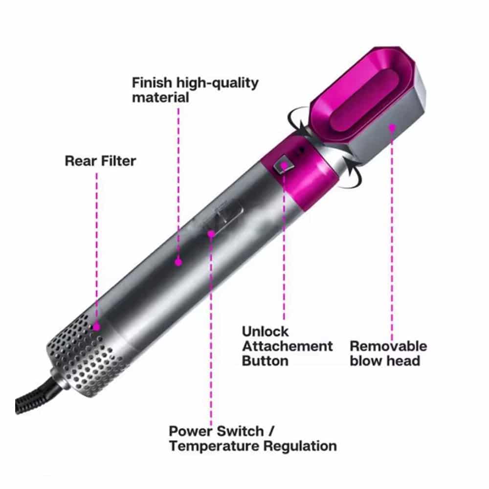 Hot Air Styler 5-in-1 - Style Your Hair Like a Professional