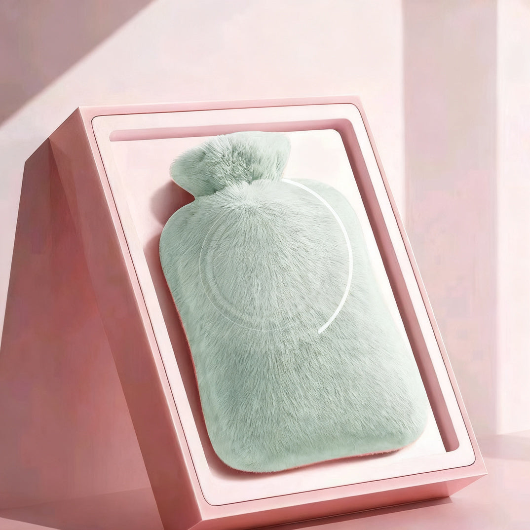 Hot Water Bottle with Optional Plush Cover, 500–2000 ml