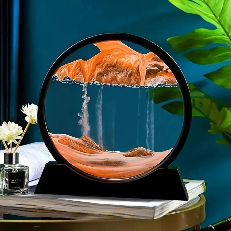 Hourglass Moving Sand Art Picture Soothing Sandscapes